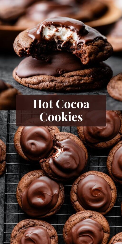 Marshmallow-Surprise Hot Cocoa Cookies