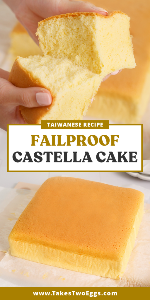 Taiwanese Castella Cake – Takes Two Eggs