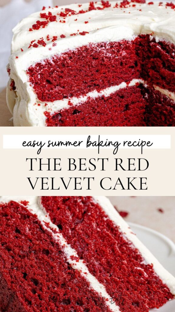 How To Make The Best Red Velvet Cake | Easy Delicious and Moist Red Velvet Cake | Julie Marie Eats