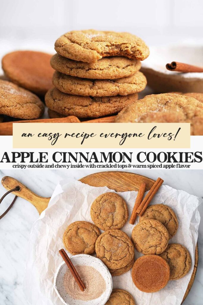 Chewy Cinnamon Apple Cookies Recipe