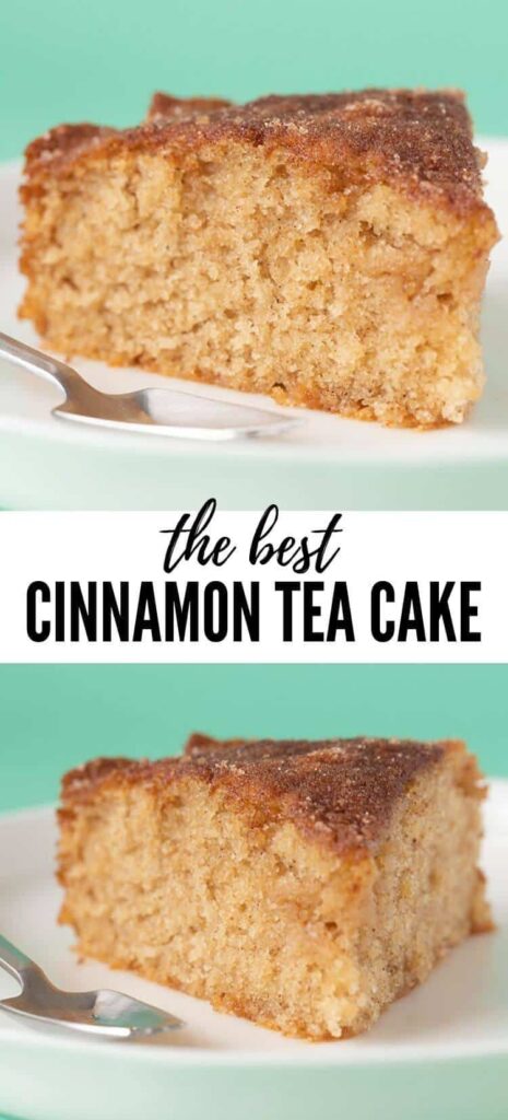 The BEST Cinnamon Tea Cake - Sweetest Menu