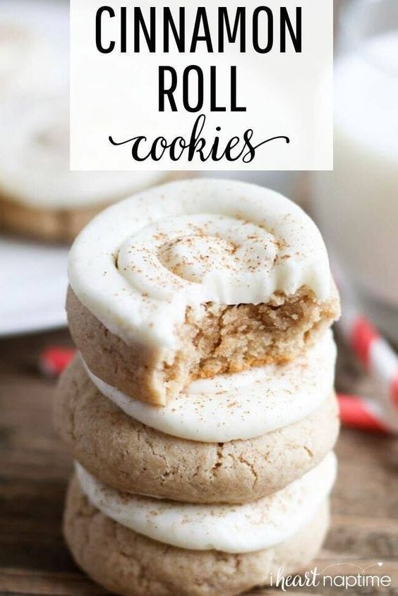 Cinnamon Roll Cookies - I Heart Naptime