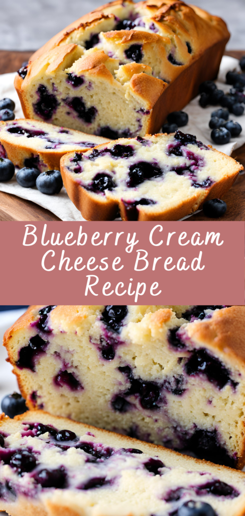 Blueberry Cream Cheese Bread Recipe