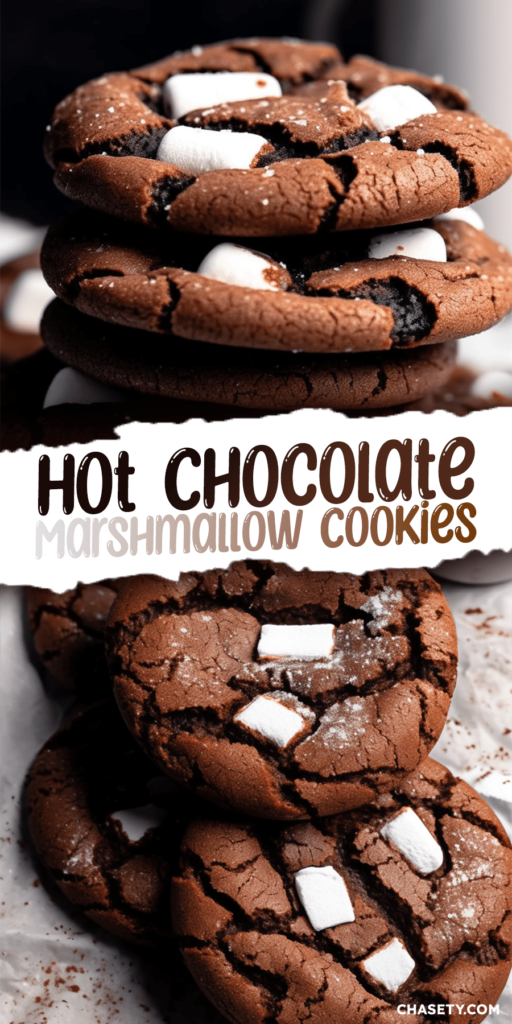 Hot Chocolate Marshmallow Cookies [27 Minutes]