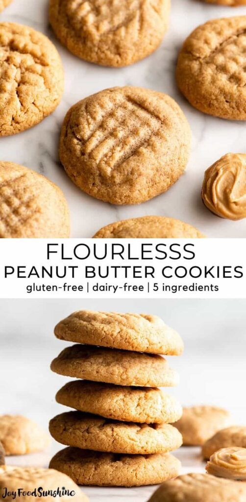 Flourless Peanut Butter Cookies (Gluten-Free)