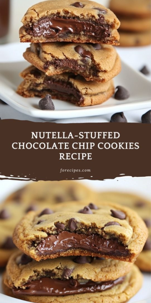 Nutella-Stuffed Chocolate Chip Cookies Recipe