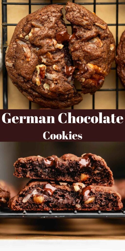 German Chocolate Cookies