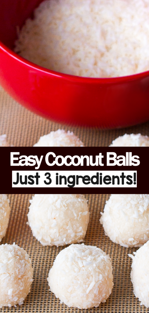 3 ingredient Coconut Balls