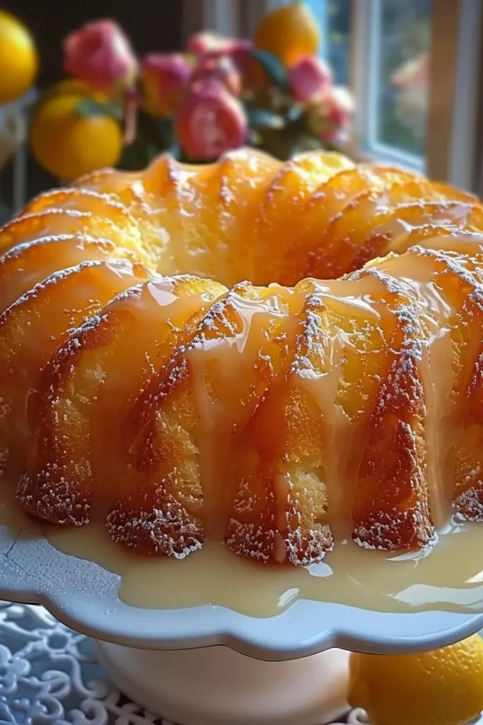 Extreme Lemon Bundt Cake: Bursting with Zesty Flavor!