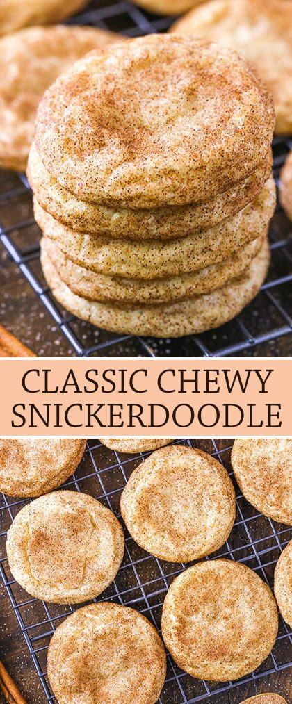 Classic Snickerdoodles – Soft & Chewy Cinnamon Sugar Cookies