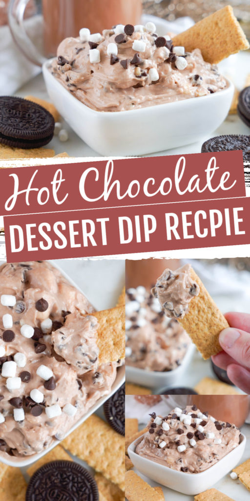 Hot Chocolate Dip Recipe with Marshmallow Fluff - LemonPeony