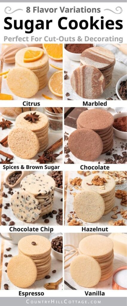 No Spread Sugar Cookies {Without Baking Powder or Baking Soda}