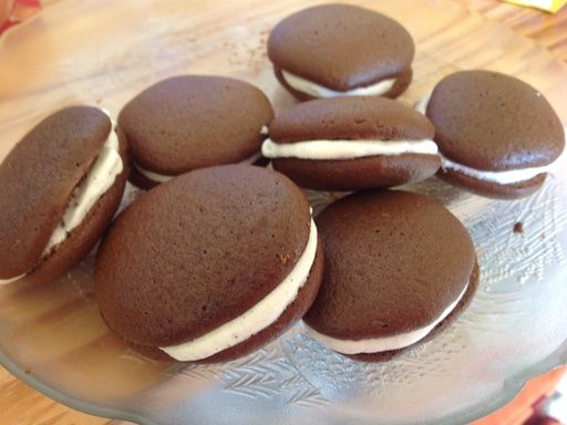 Whoopies chocolat - vanille