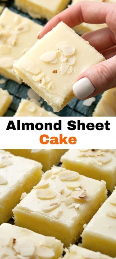 Almond Sheet Cake