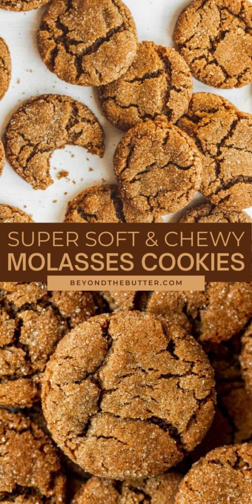 Super Soft Molasses Cookies - Beyond the Butter