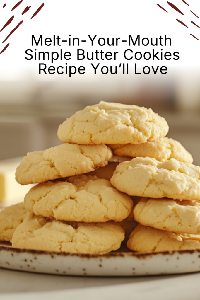 Irresistible Butter Cookies Made Simple