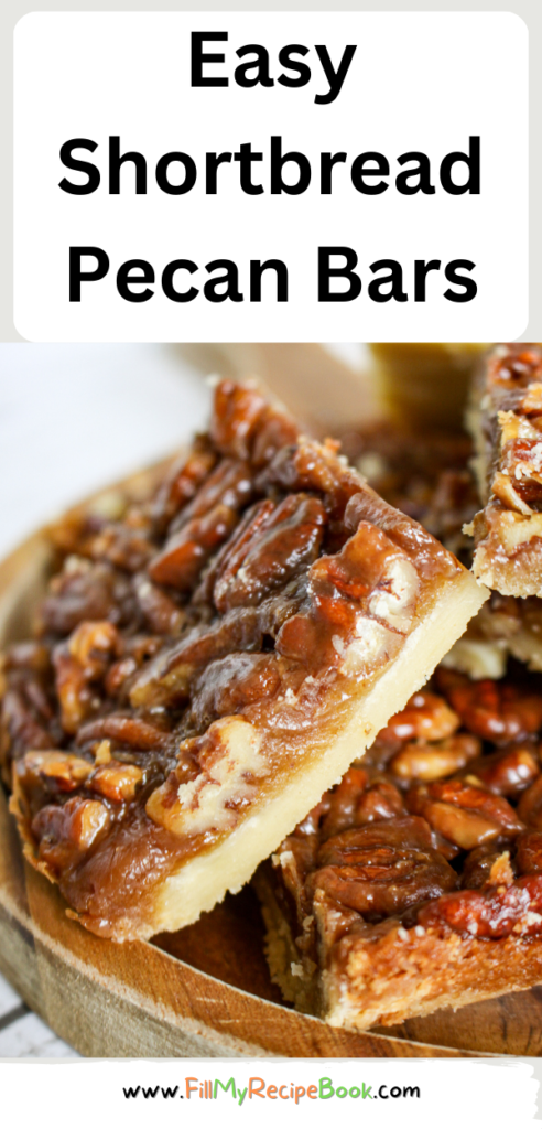 Easy Shortbread Pecan Bars