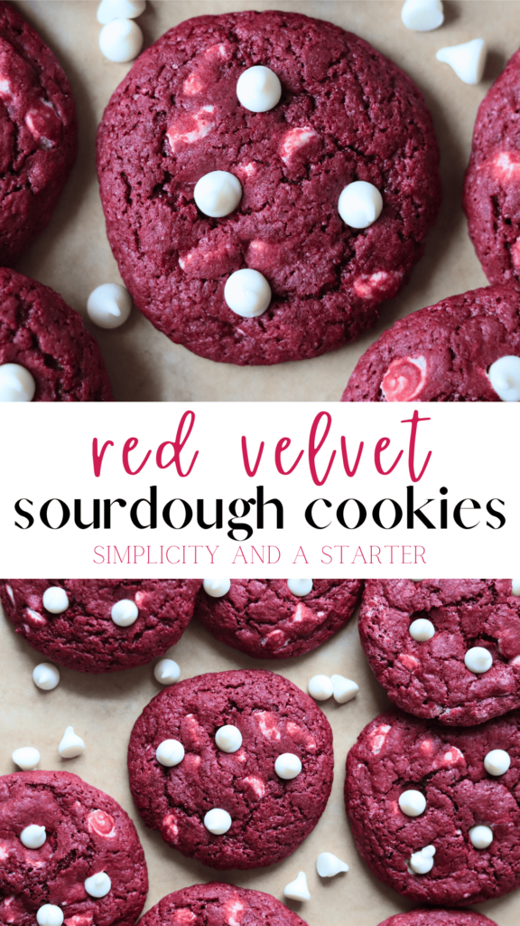 Easy Sourdough Red Velvet Cookies Recipe