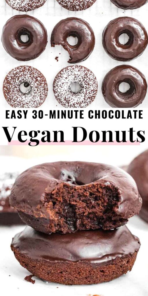 Chocolate Glazed Donuts - The Plant Based School