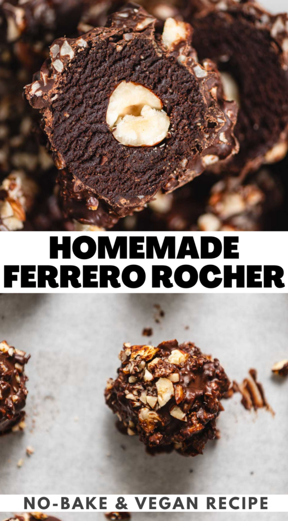 Homemade Vegan Ferrero Rocher Recipe (Hazelnut Truffles)