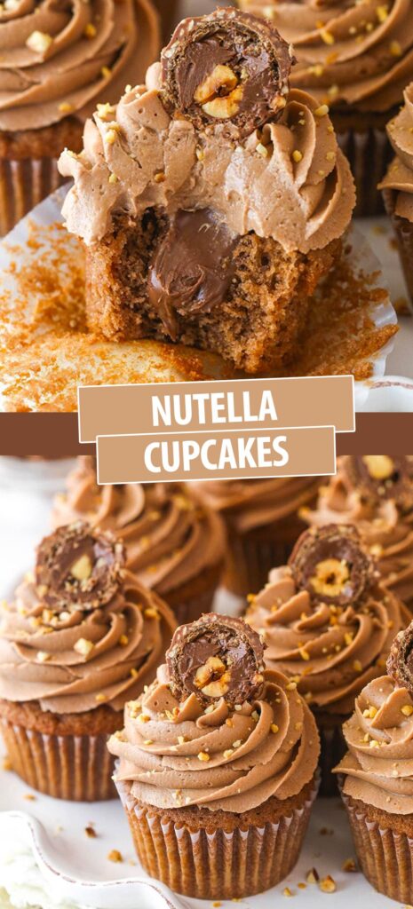 Moist Nutella Cupcakes - A Delightful Chocolate Hazelnut Treat