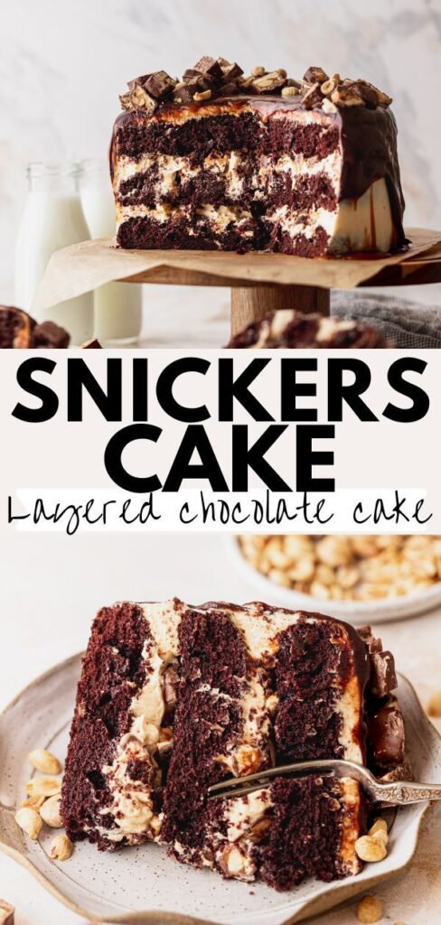 Snickers Cake | Stephanie's Sweet Treats | Stephanie Rutherford