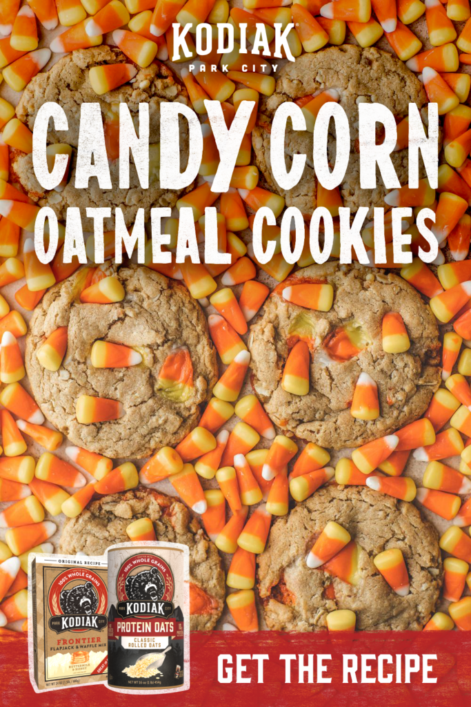 Kodiak® Candy Corn Oatmeal Cookies