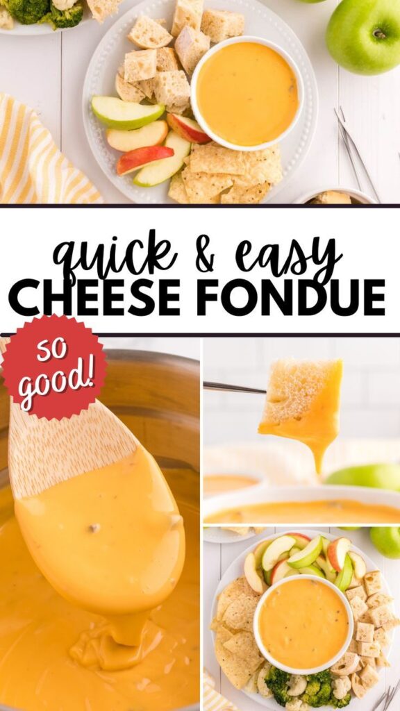 Quick and Easy Cheese Fondue