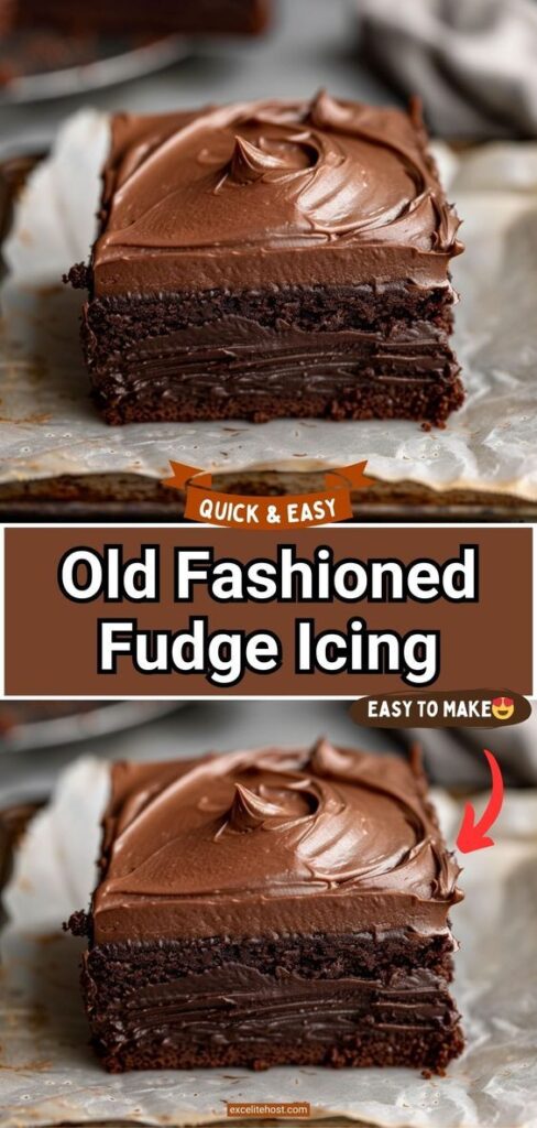 Old Fashioned Fudge Icing