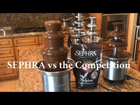 Sephra Fondue Fountains vs the Competition - Chocolate Fountain Comparison