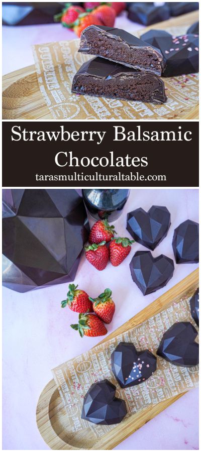 Strawberry Balsamic Chocolates