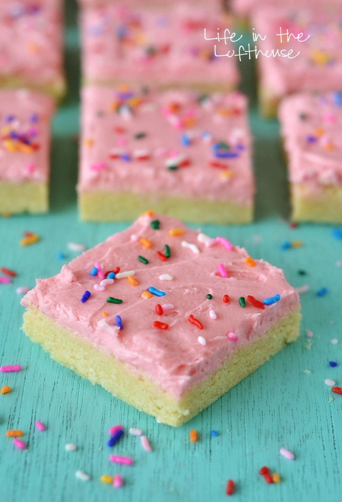 Sugar Cookie Bars