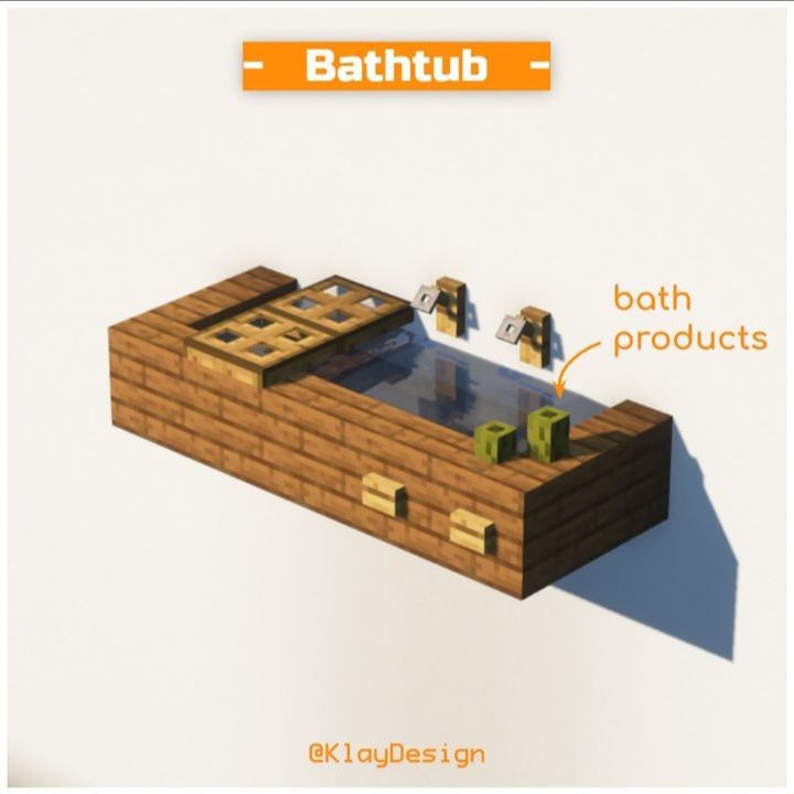 minecraft bathtub