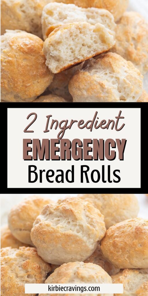 2 Ingredient Emergency Bread Rolls