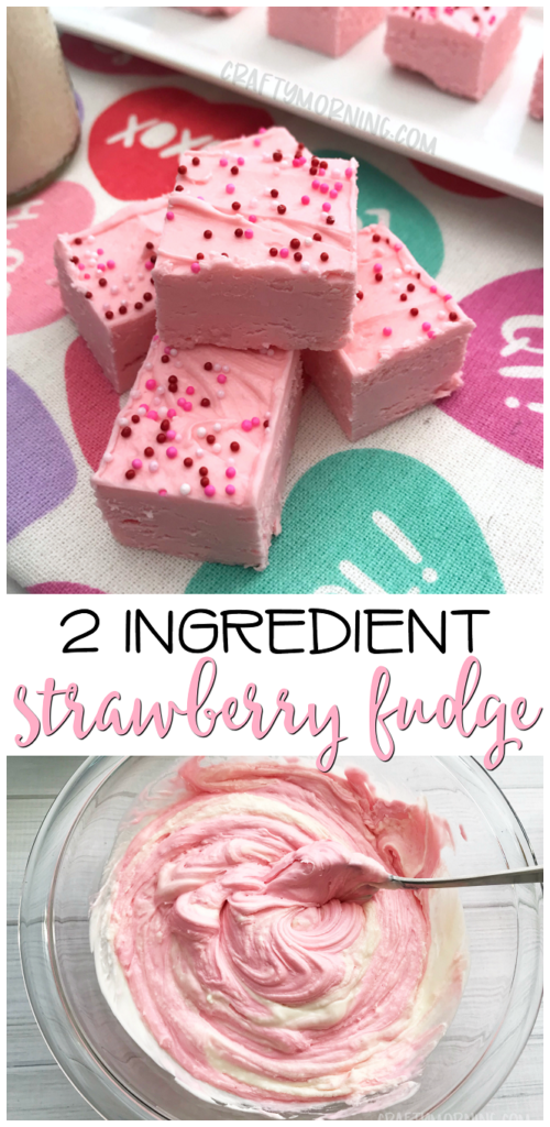 2-Ingredient Strawberry Fudge