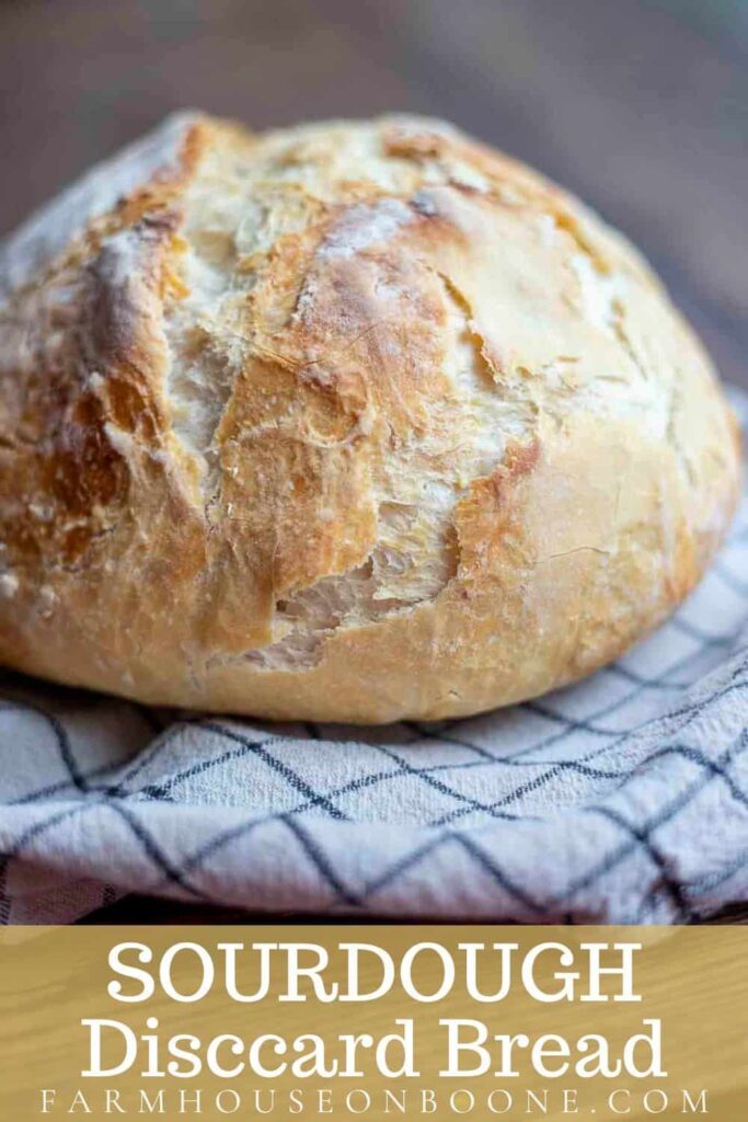 The Easiest No-Knead Sourdough Discard Bread