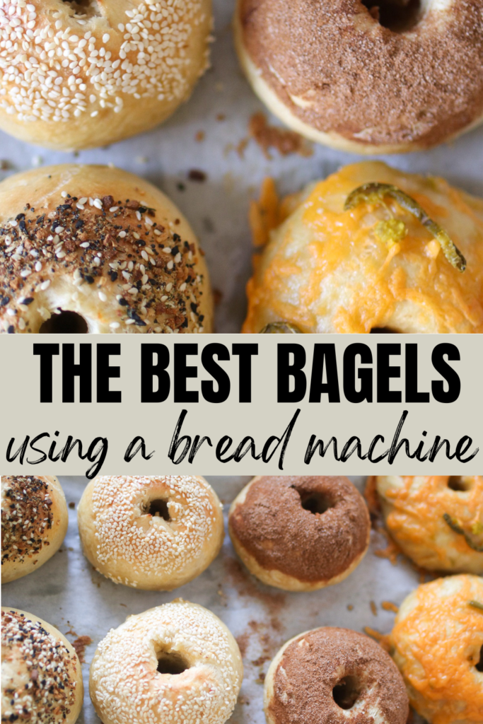 The BEST bread machine bagels recipe!