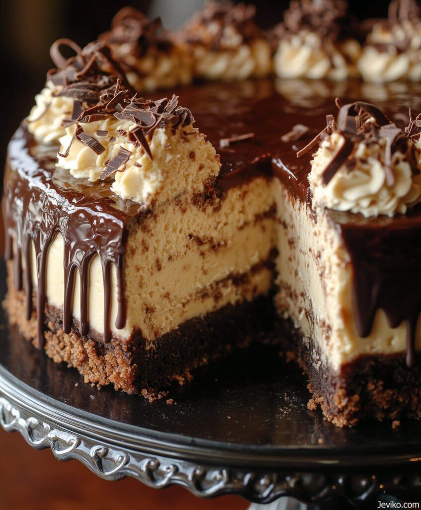 German Chocolate Cheesecake