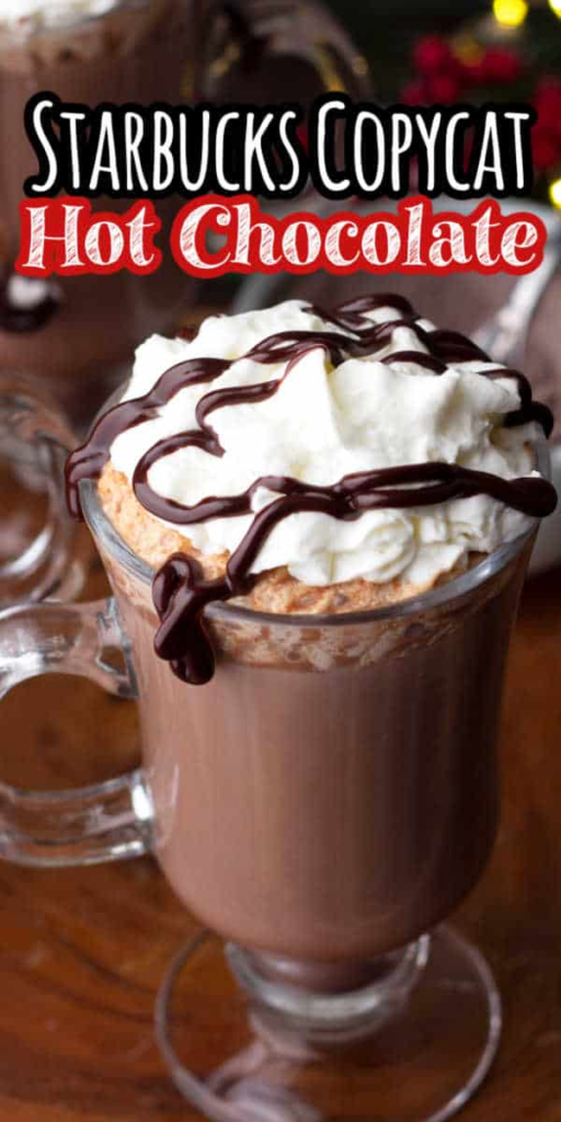 Hot Chocolate Starbucks Copy Cat Recipe